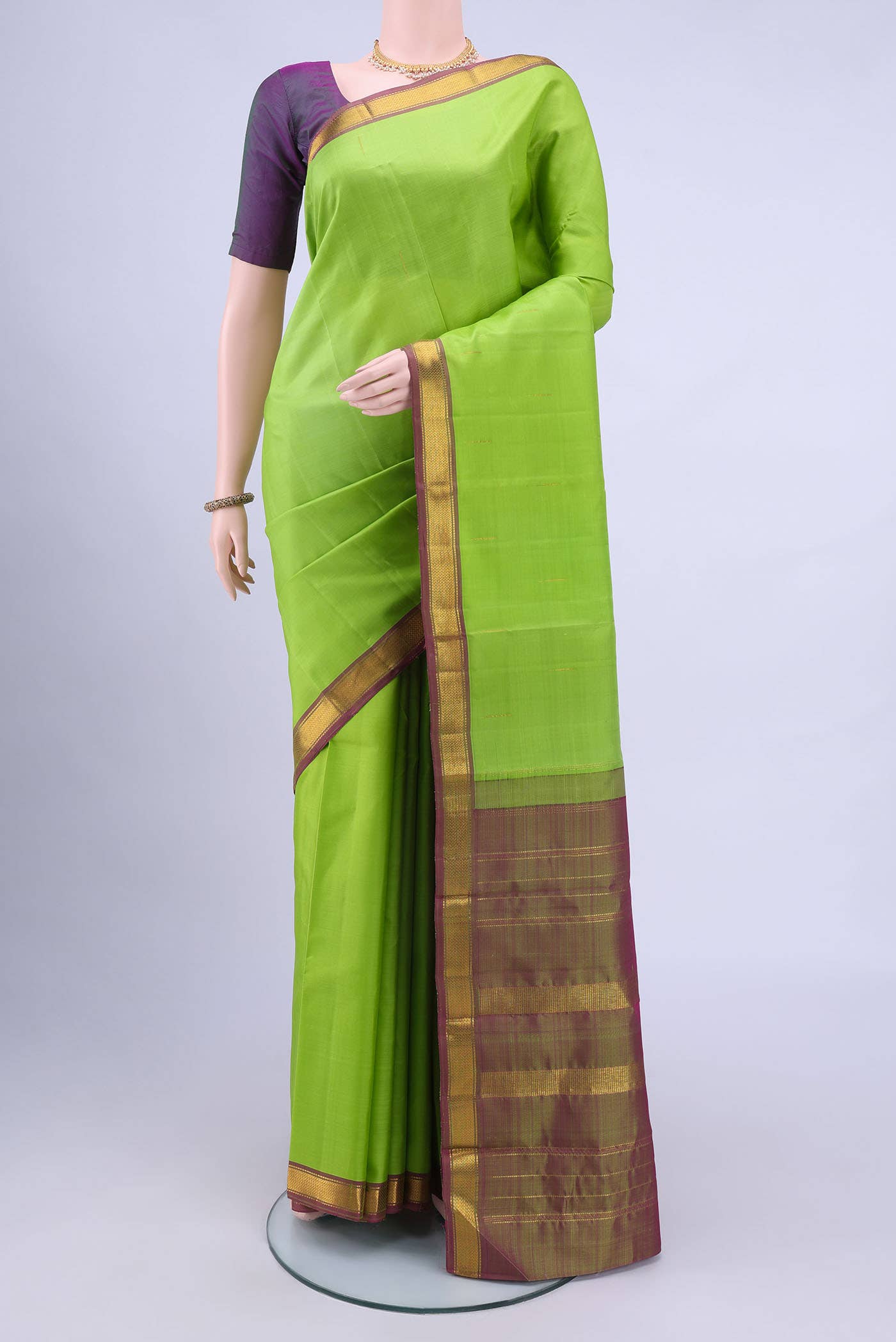 Green Kanchipuram Silk Saree