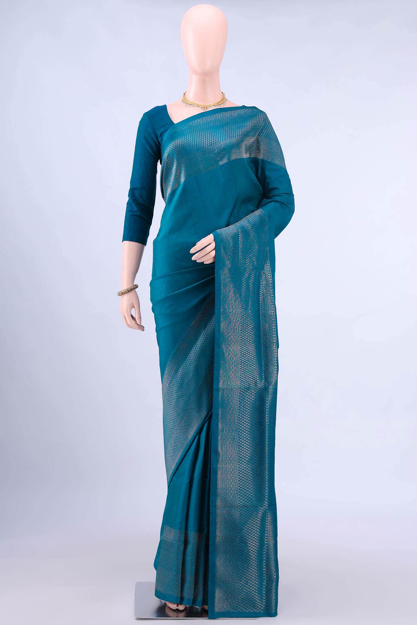 Dark Blue Soft Silk Saree