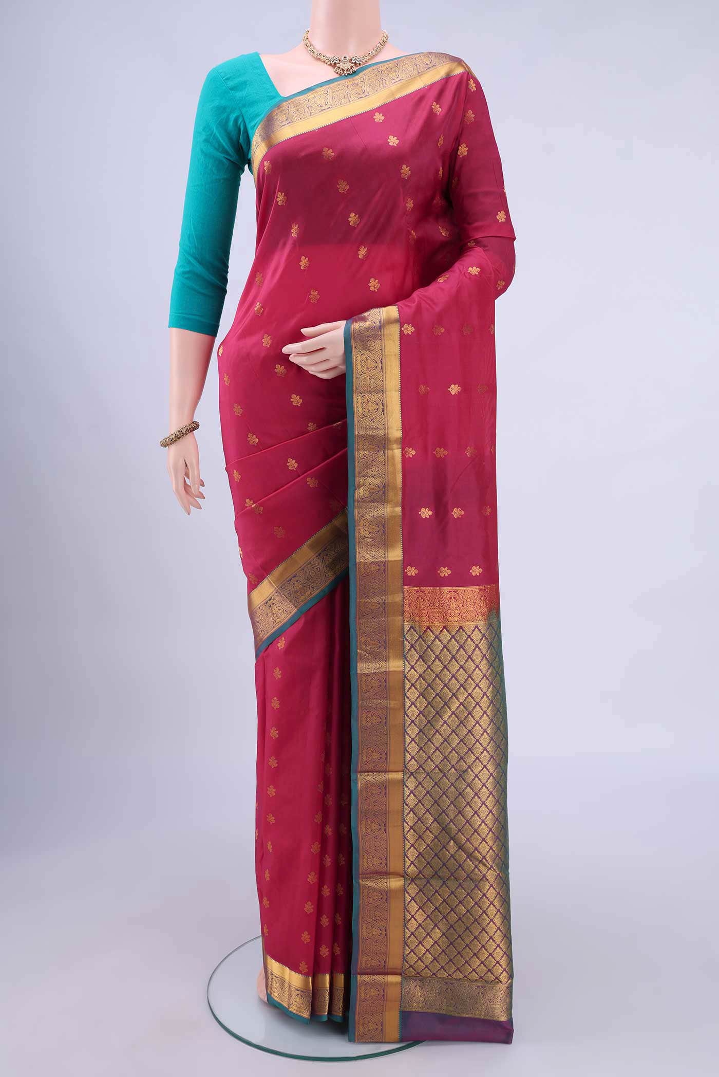 no Dual Tone Nangavalli Silk [ Salem ] Saree