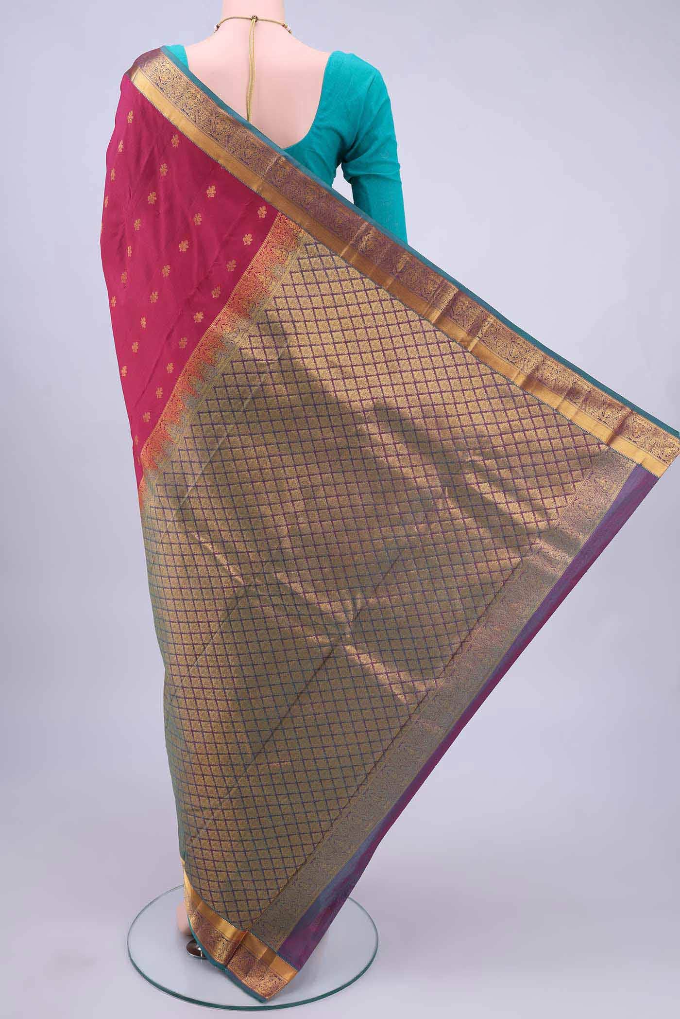 no Dual Tone Nangavalli Silk [ Salem ] Saree