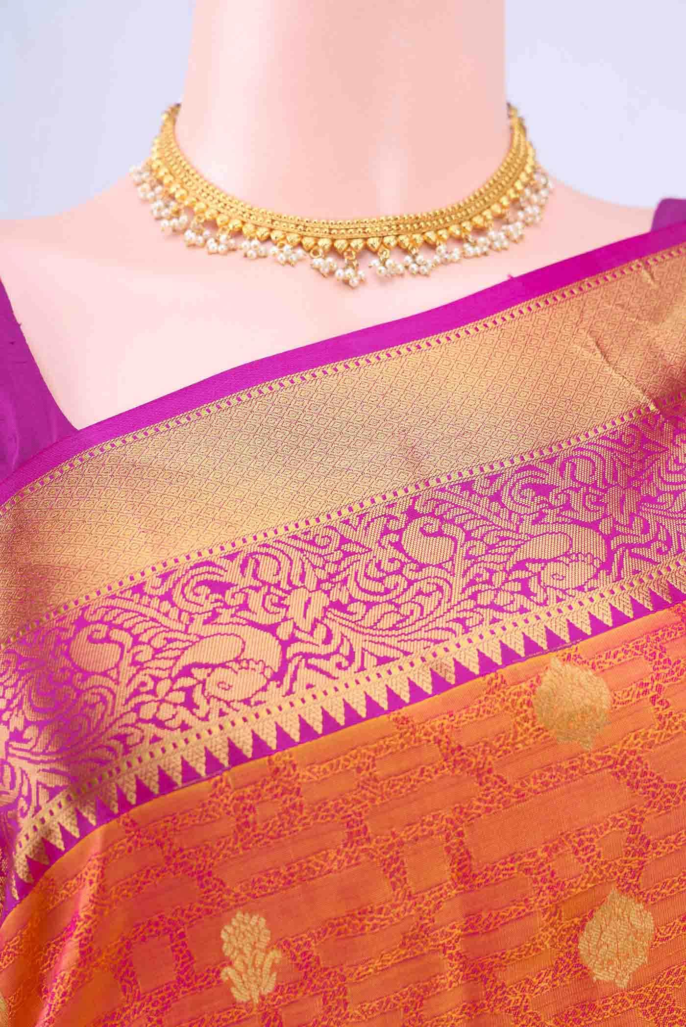 no Dual Tone Nangavalli Silk [ Salem ] Saree