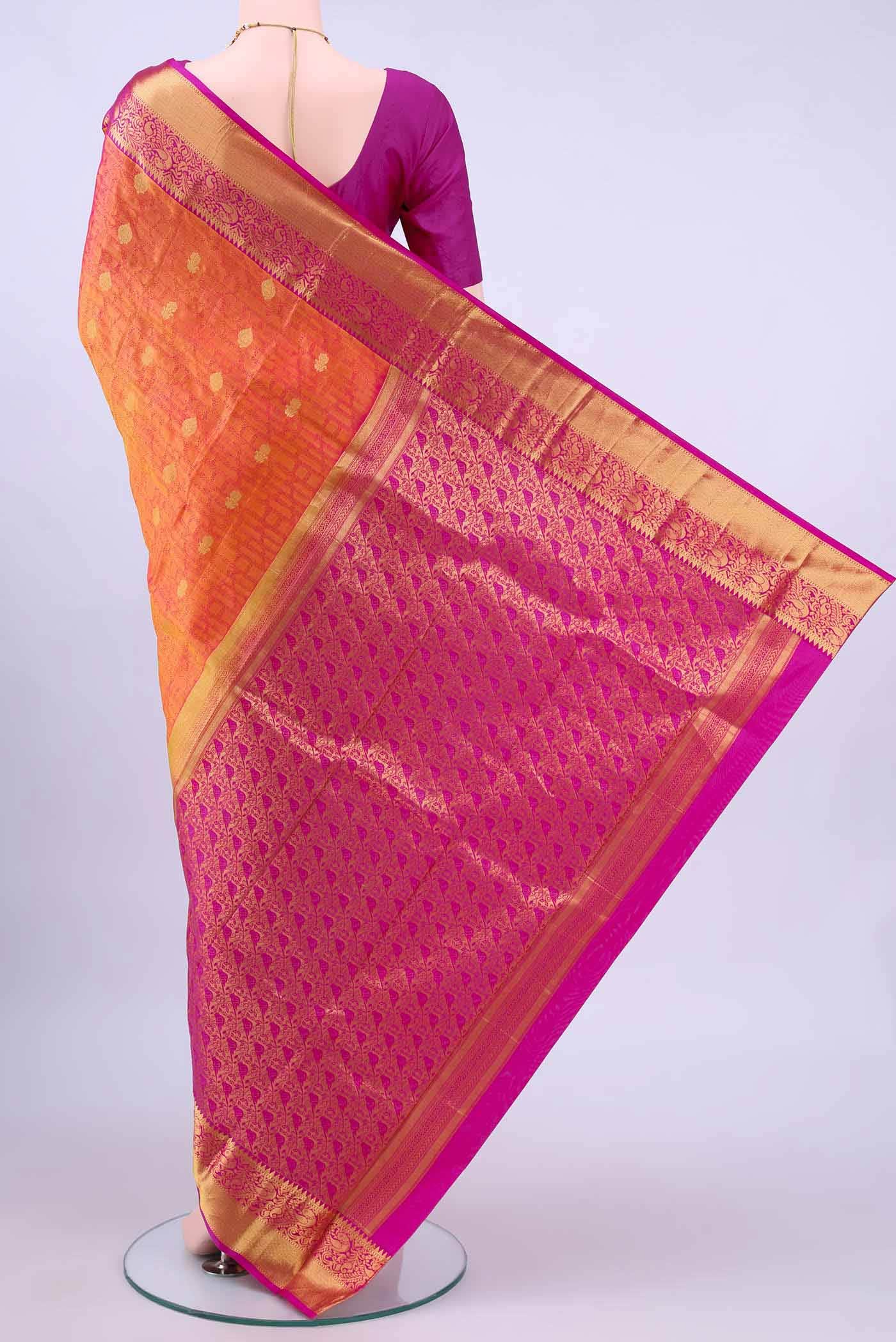 no Dual Tone Nangavalli Silk [ Salem ] Saree
