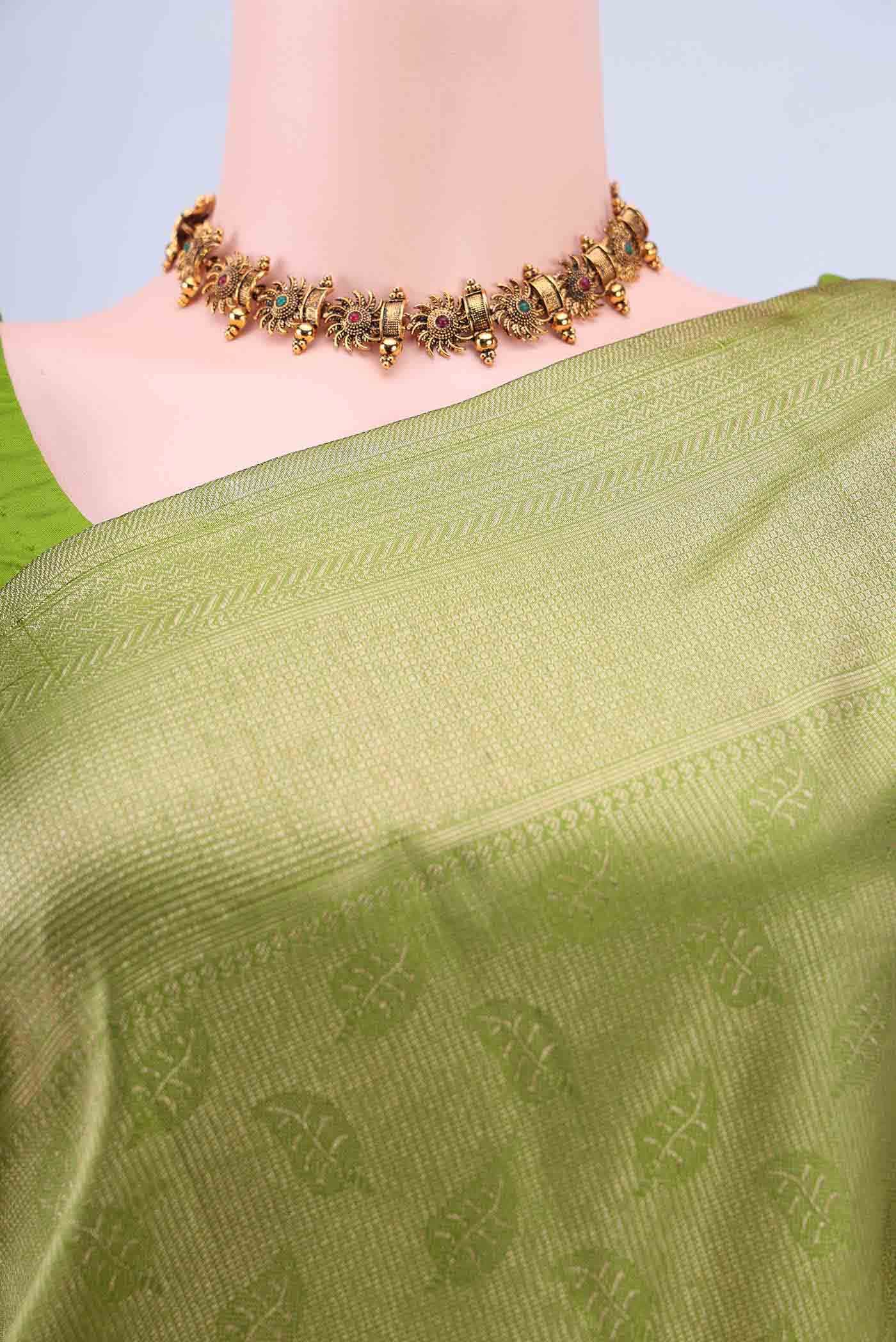 Light Green Kanchipuram Saree