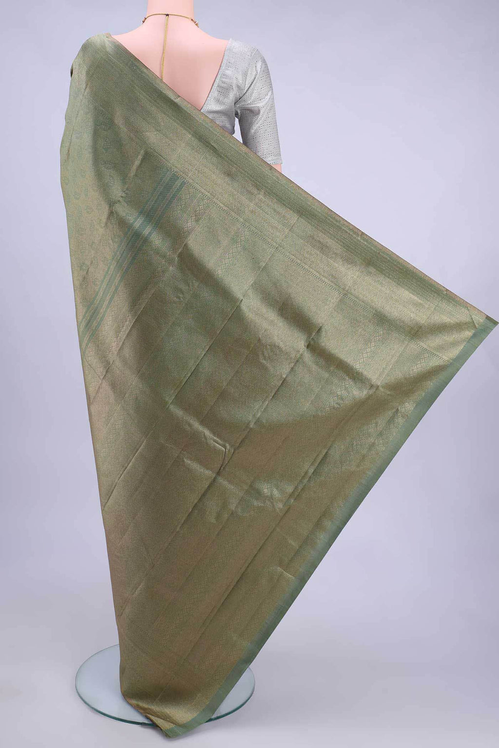 Pista Green Kanchipuram Saree
