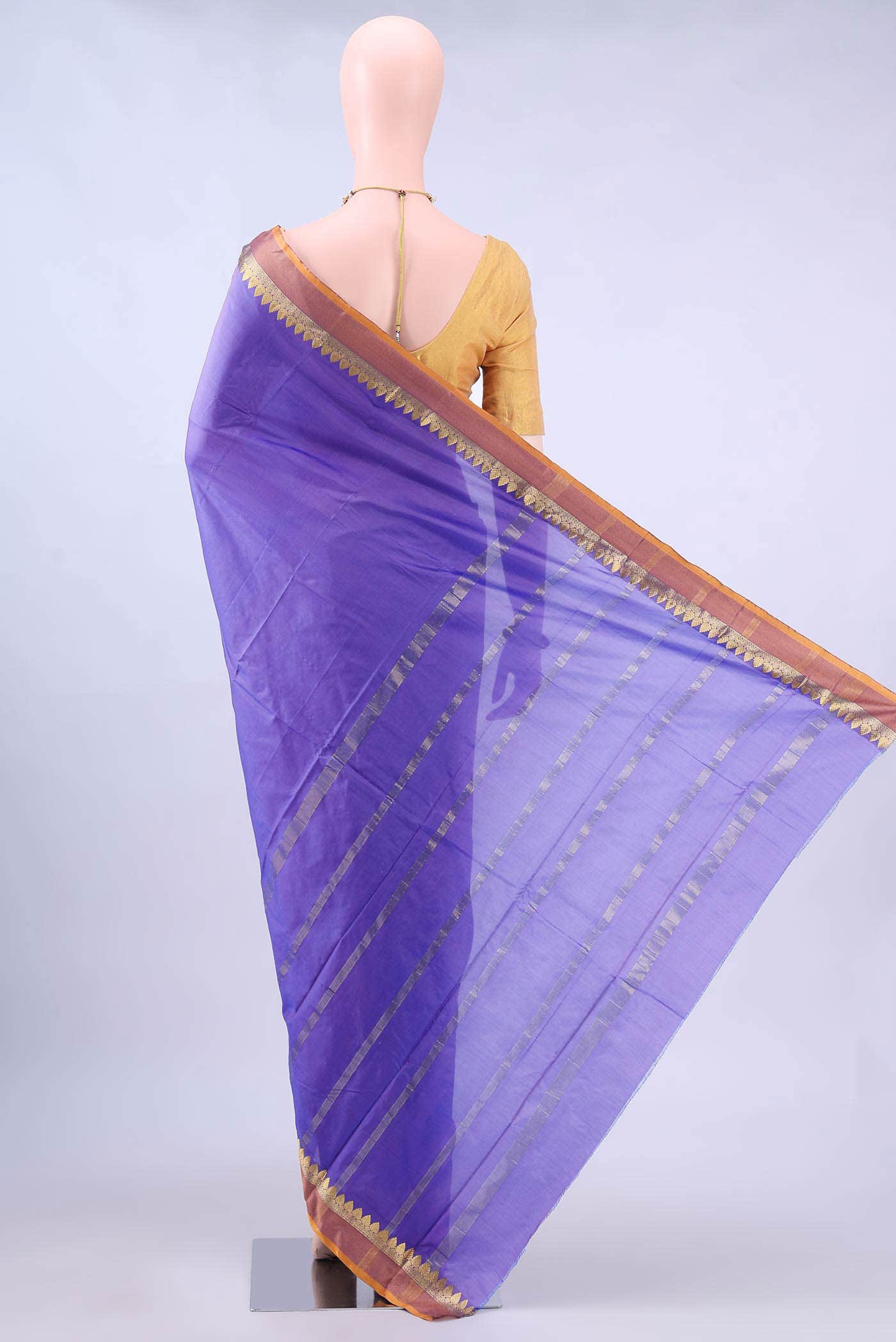 no Dual Tone Bangalore Silk Saree
