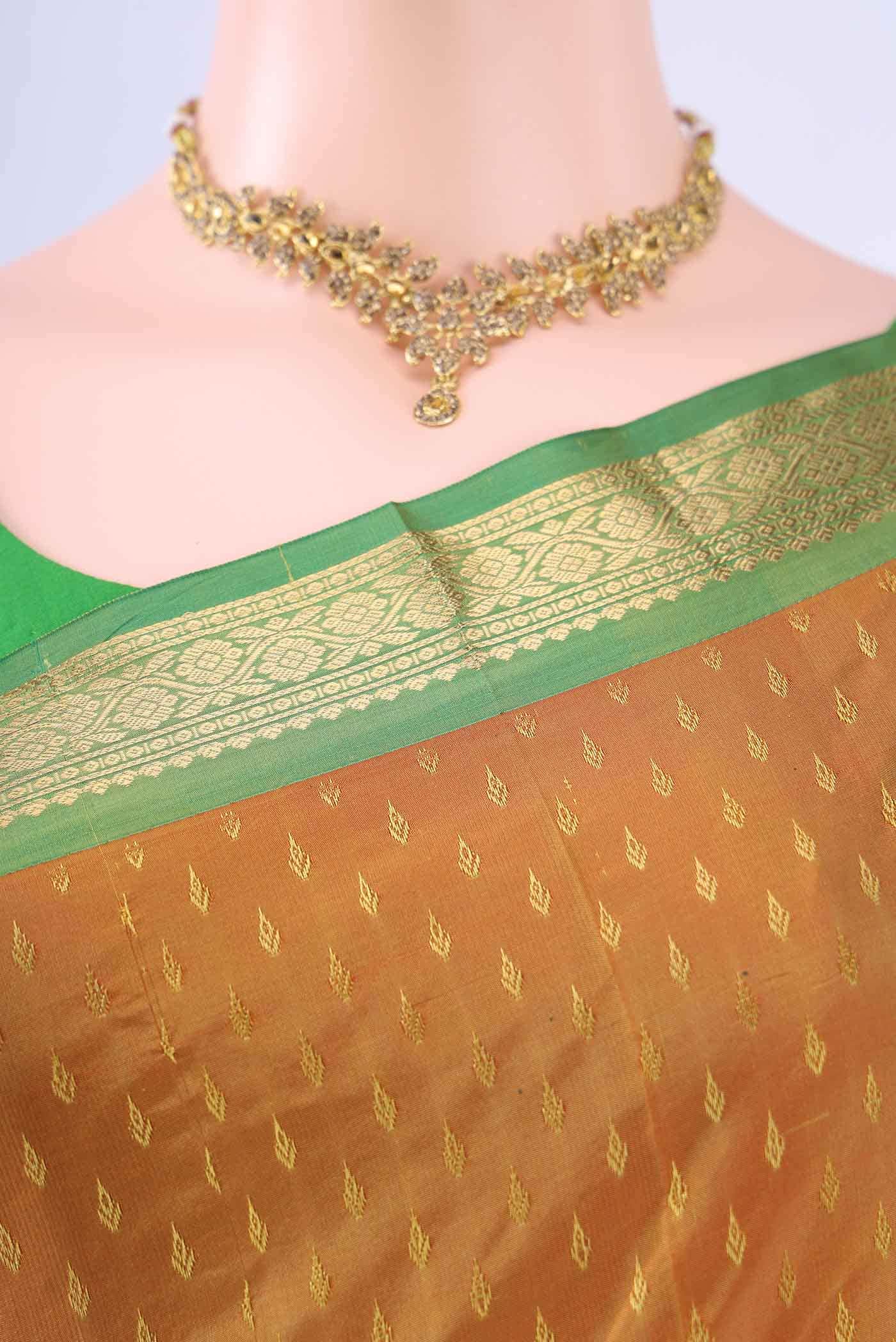no Dual Tone Bangalore Silk Saree