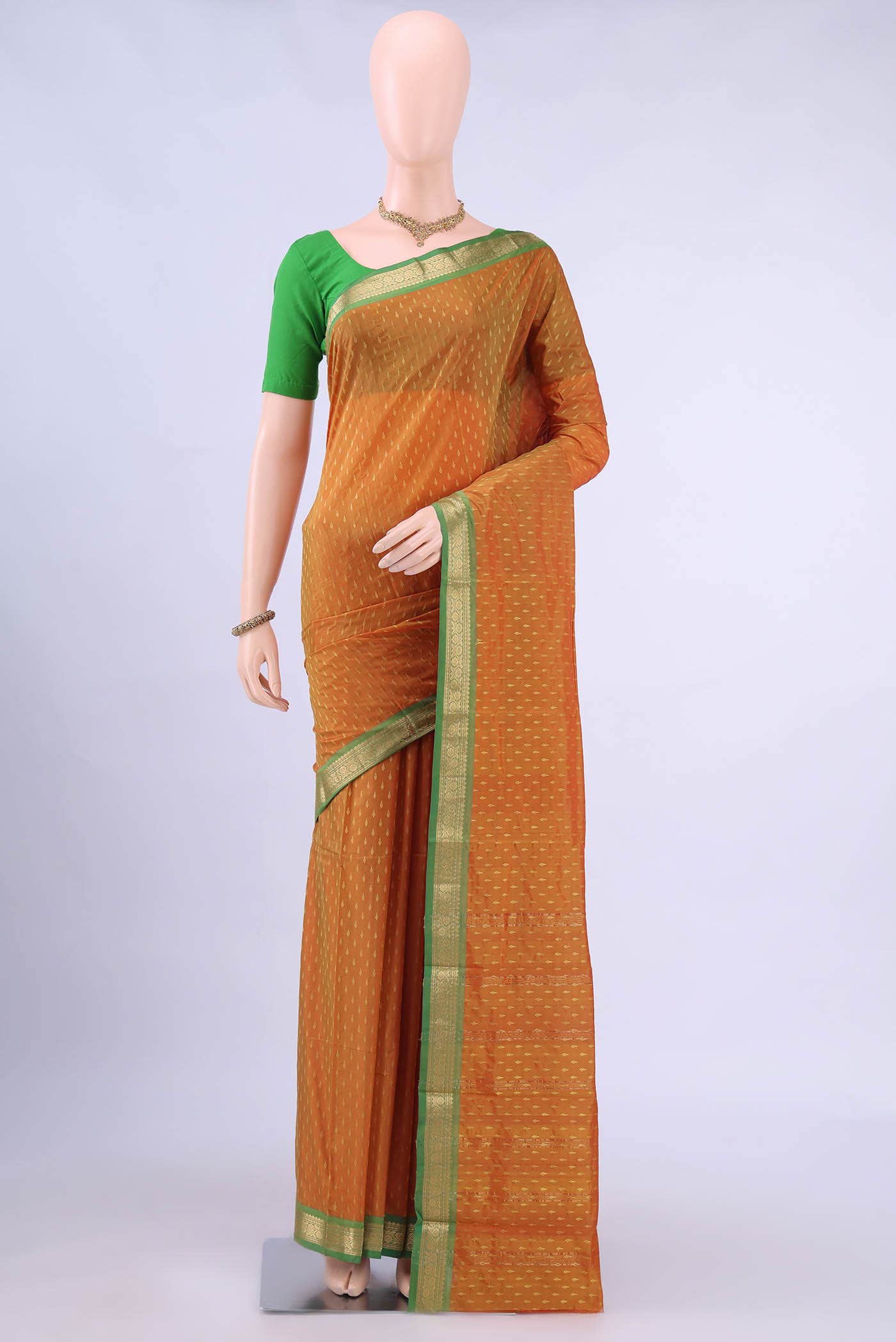 no Dual Tone Bangalore Silk Saree