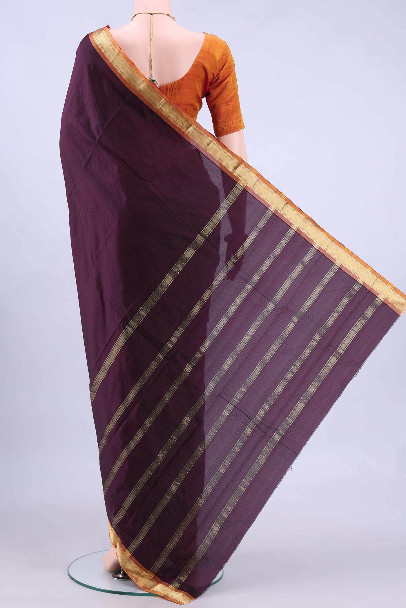 no Dual Tone Bangalore Silk Saree