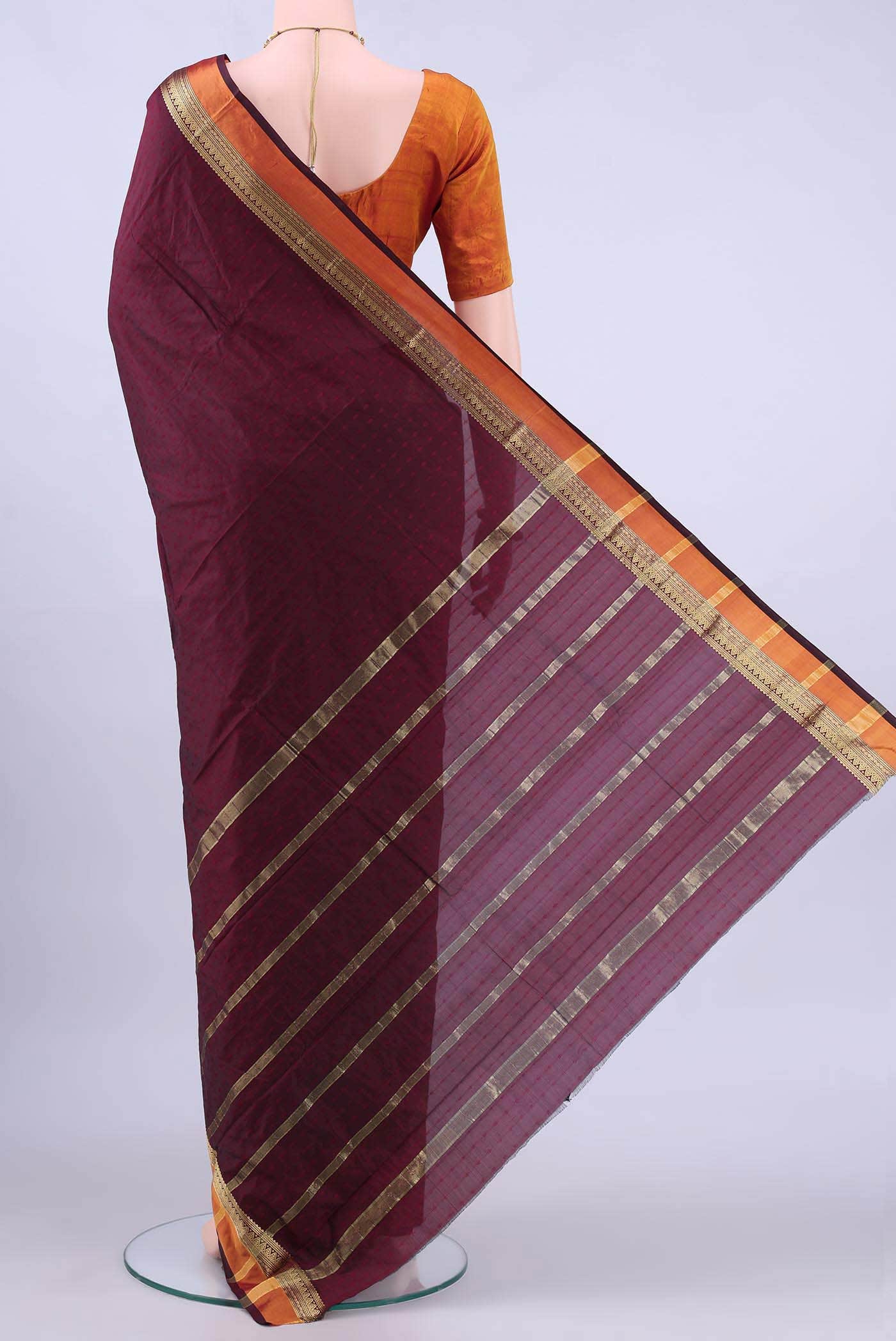 no Dual Tone Bangalore Silk Saree
