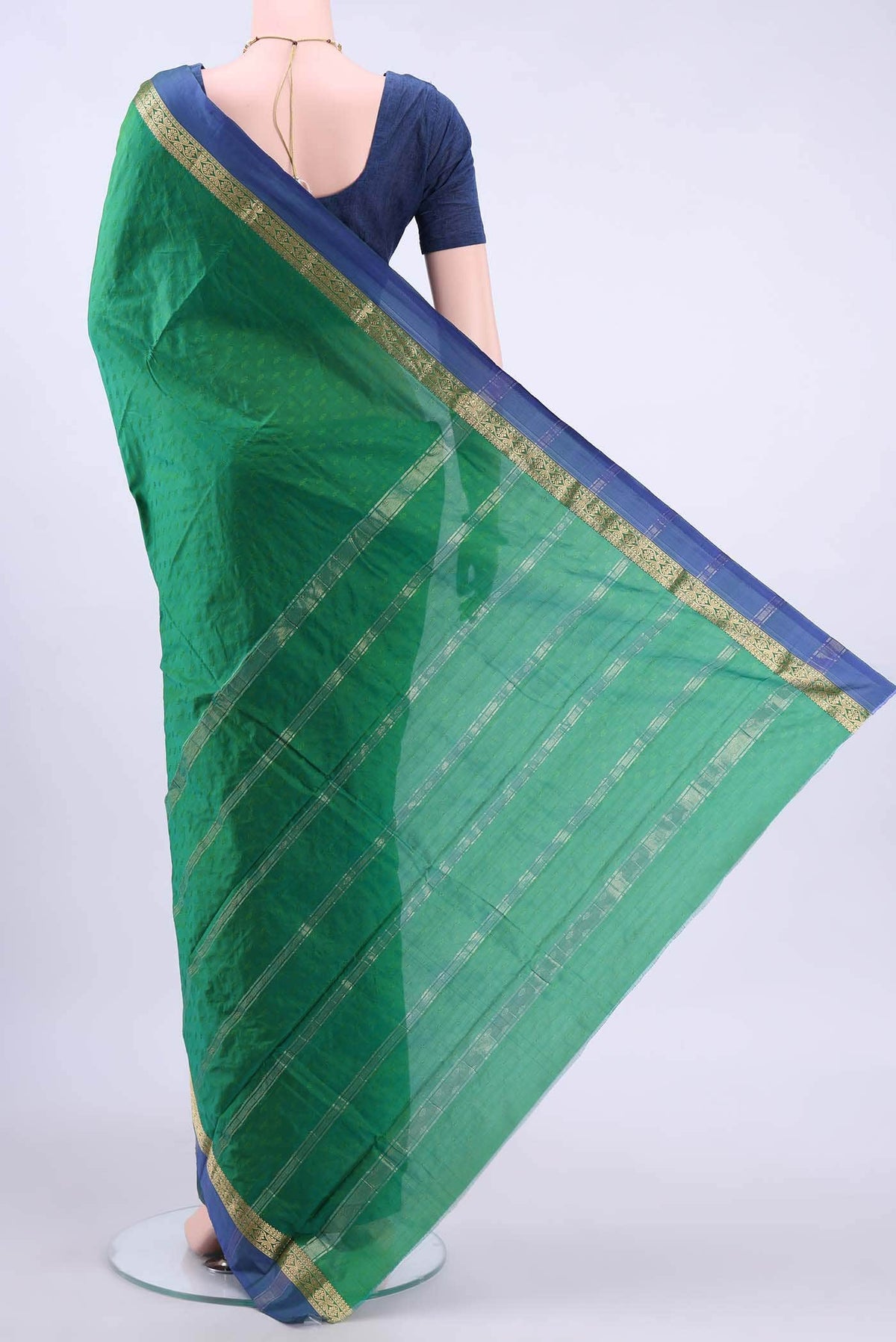 no Dual Tone Bangalore Silk Saree