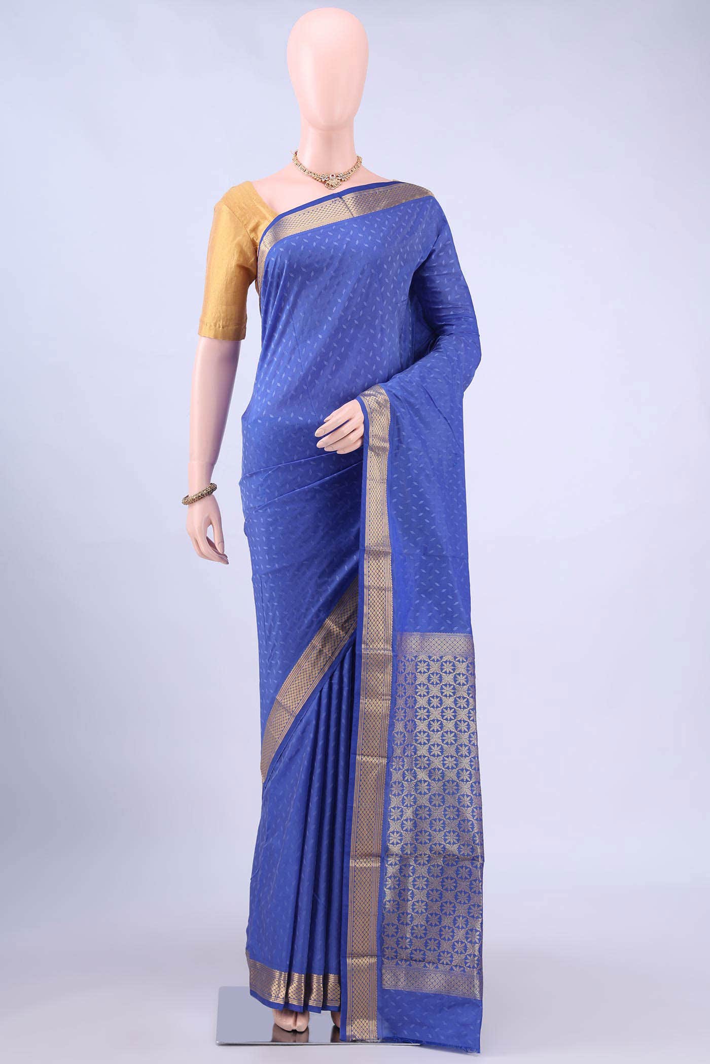 no Dual Tone Bangalore Silk Saree