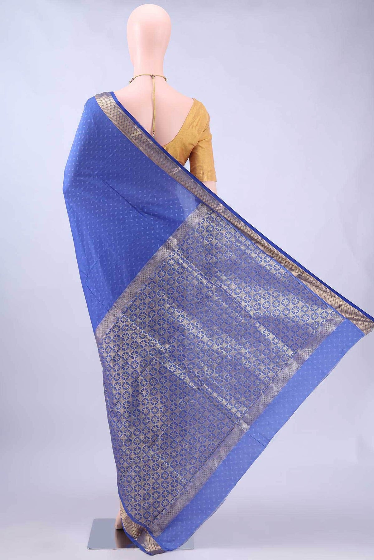no Dual Tone Bangalore Silk Saree