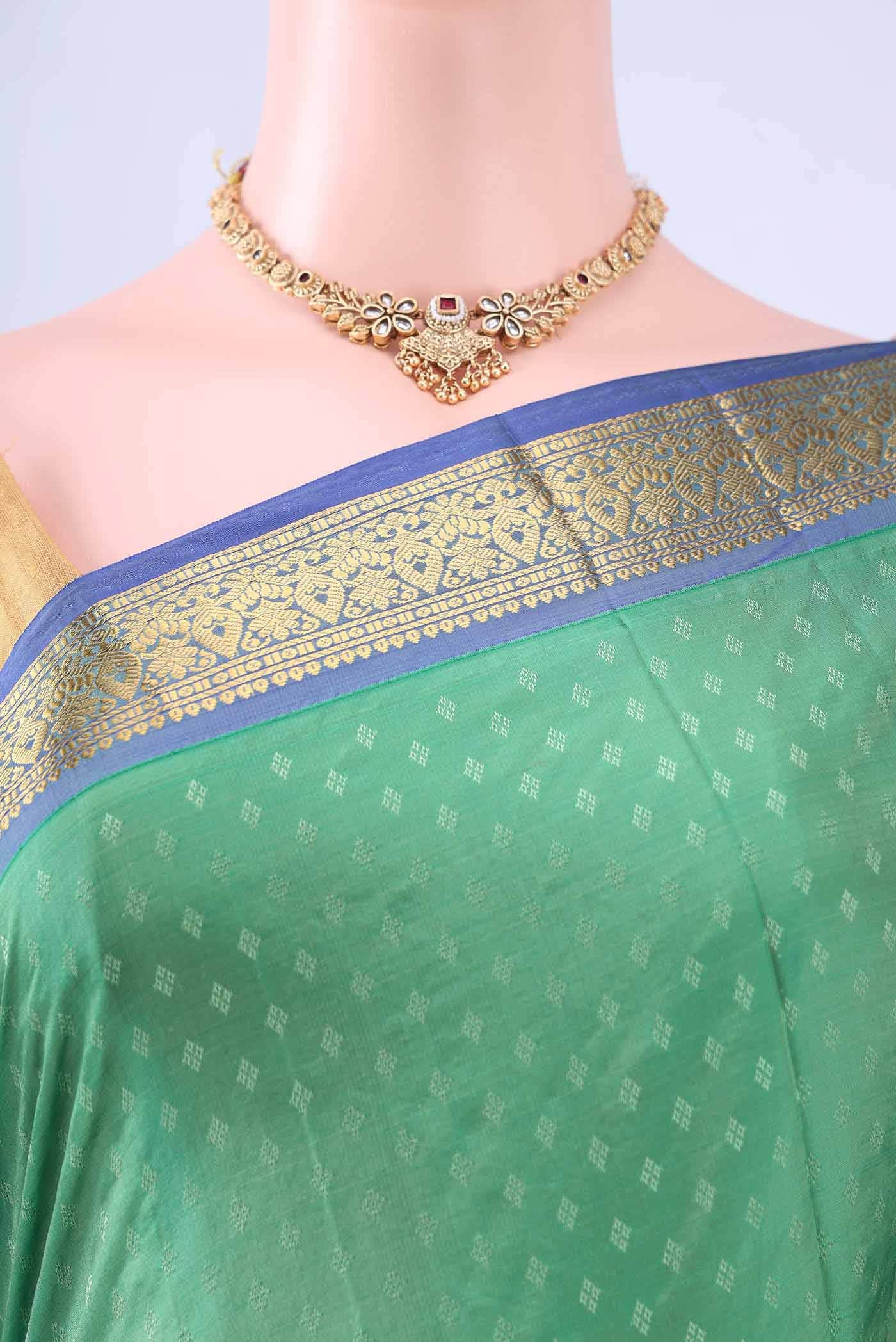 no Dual Tone Bangalore Silk Saree