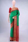 Sea Green Bangalore Silk Saree