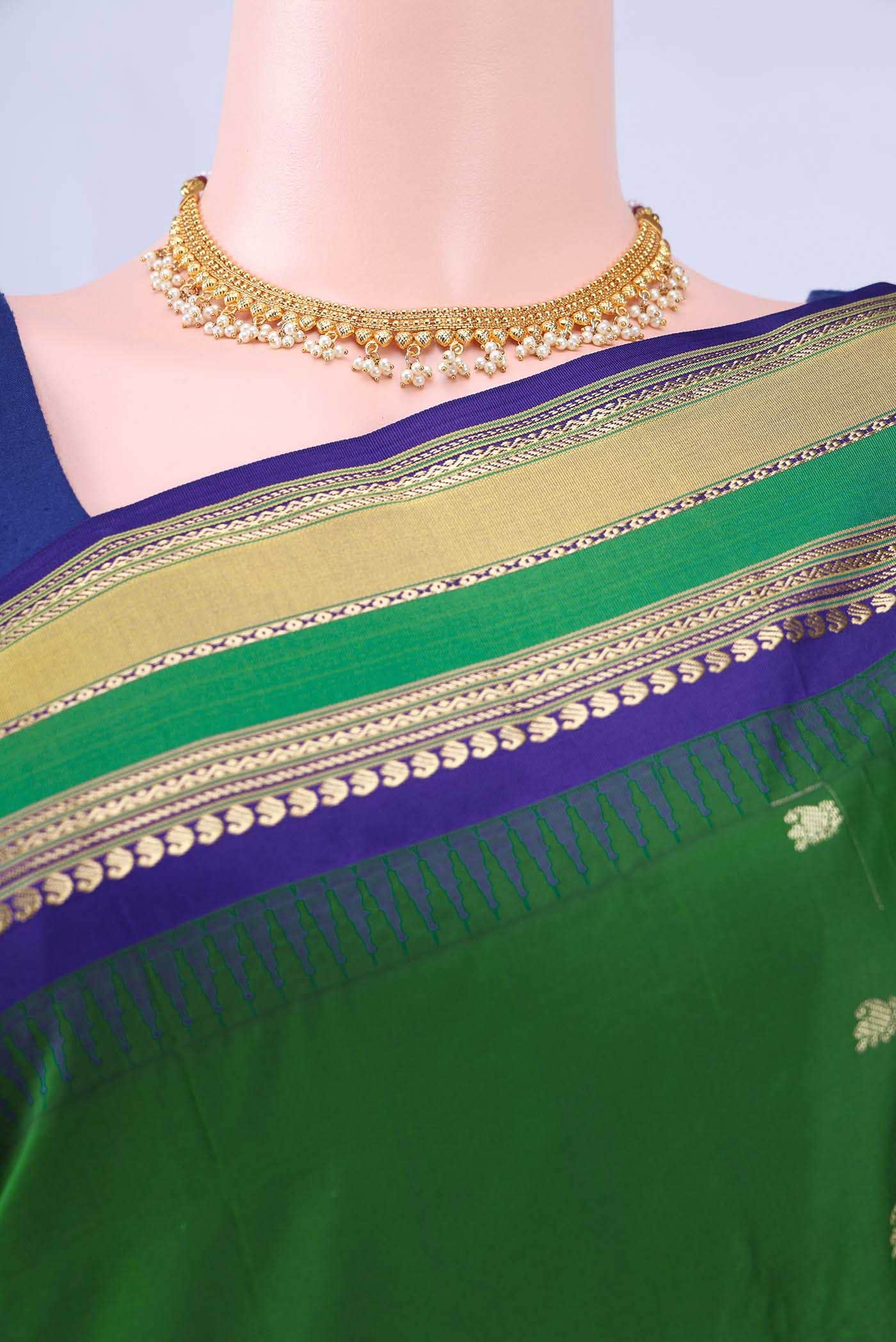 no Dual Tone Bangalore Silk Saree