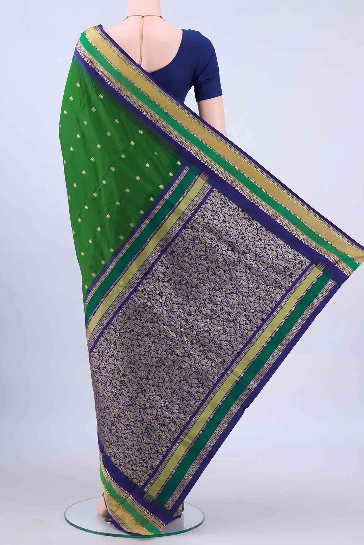 no Dual Tone Bangalore Silk Saree