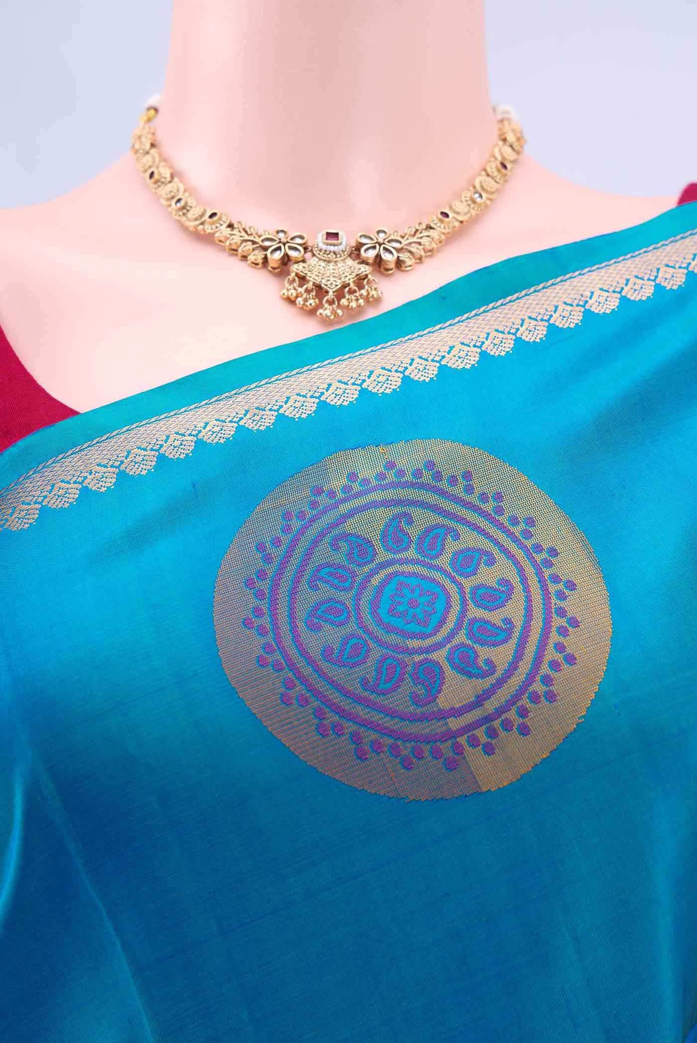 Blue Soft Silk Saree