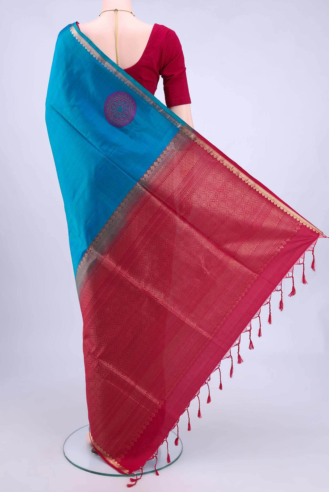 Blue Soft Silk Saree