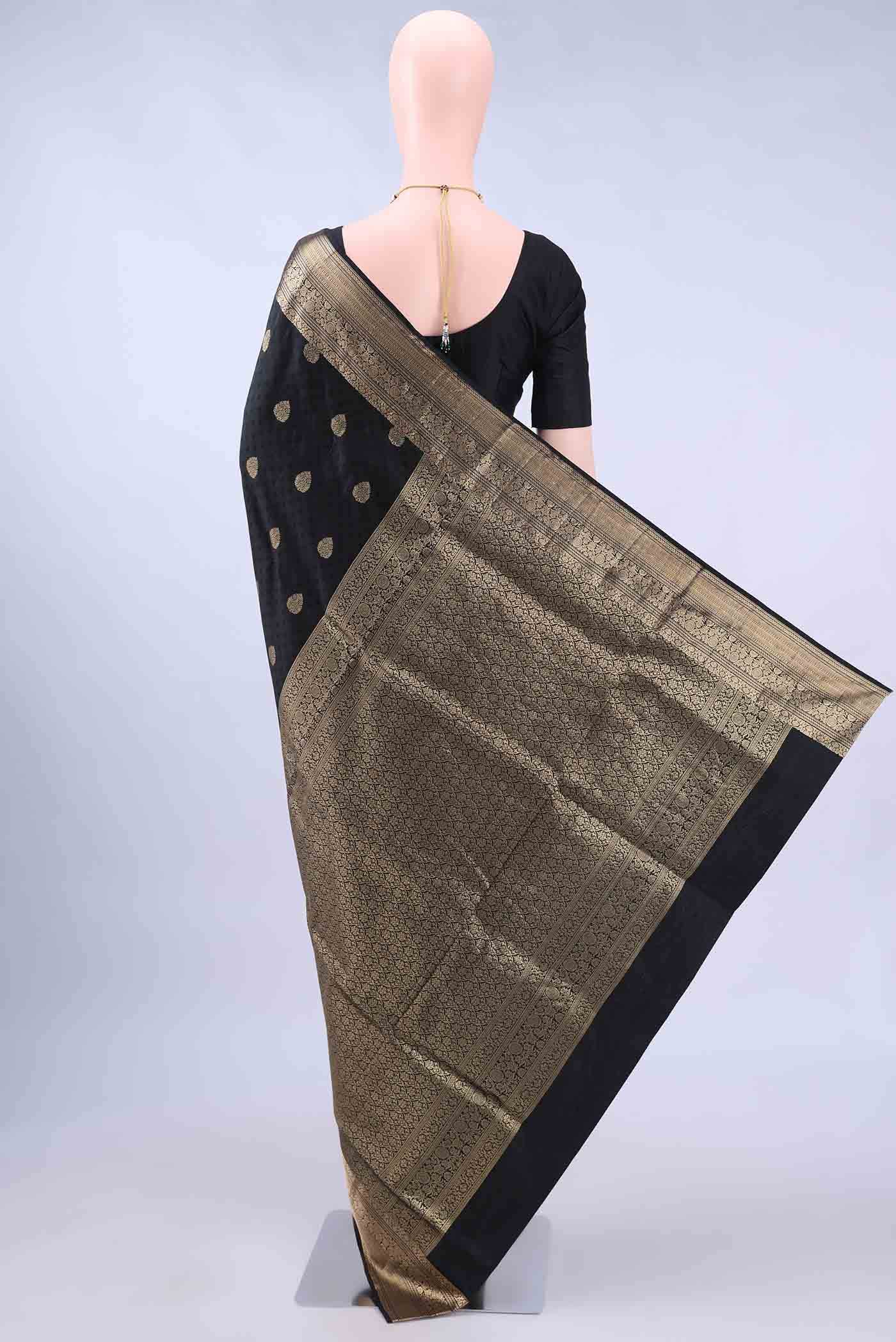 Black Soft Silk Saree