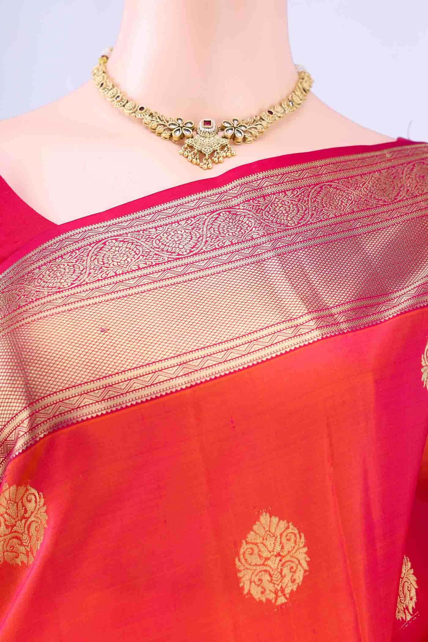 NO Dual Tone Soft Silk Saree