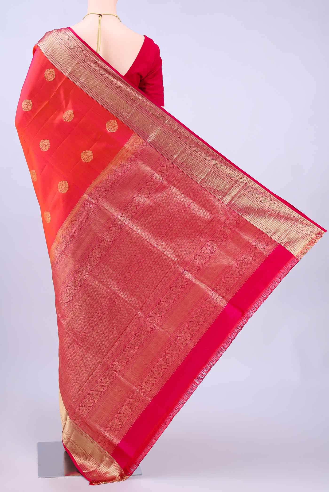 NO Dual Tone Soft Silk Saree