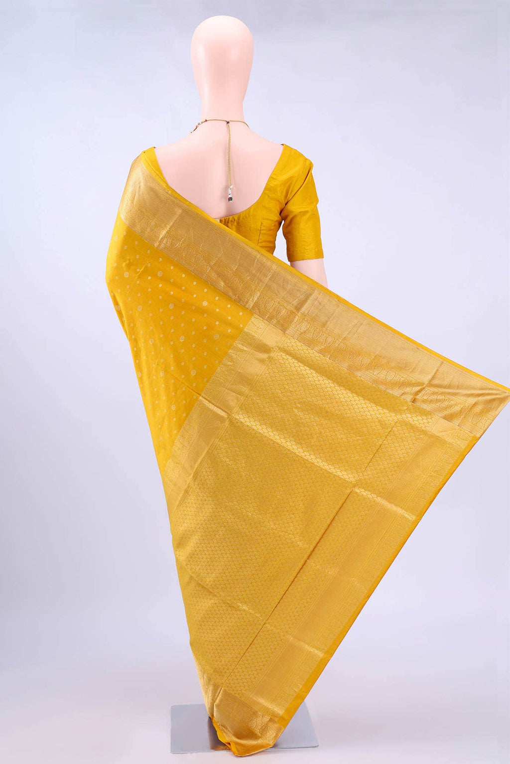 Mustard Soft Silk Saree