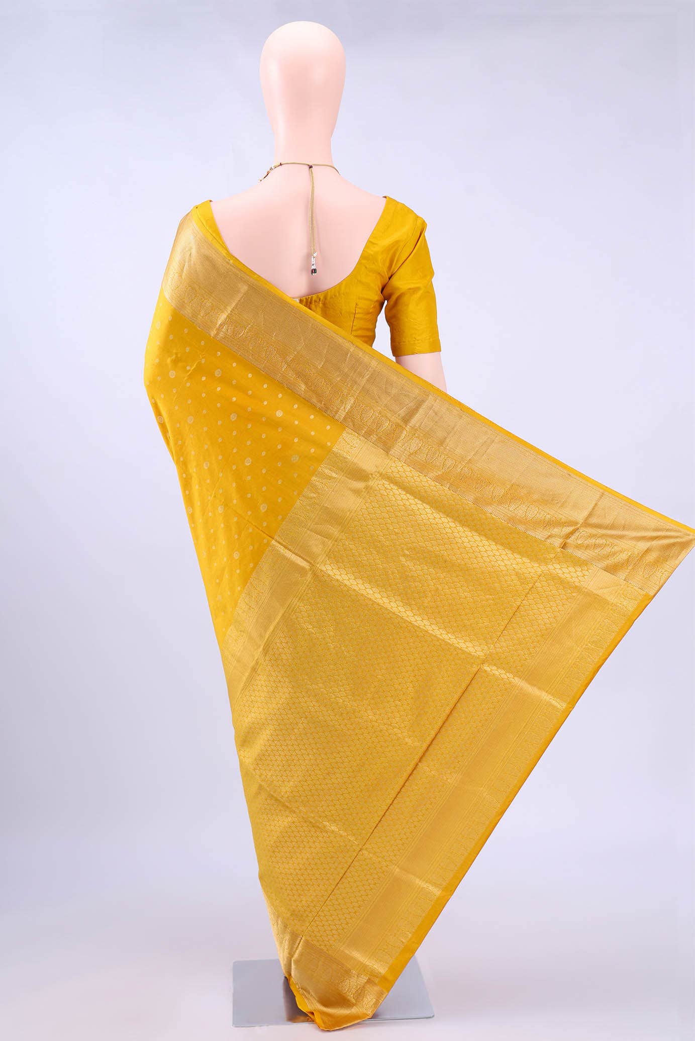 Mustard Soft Silk Saree
