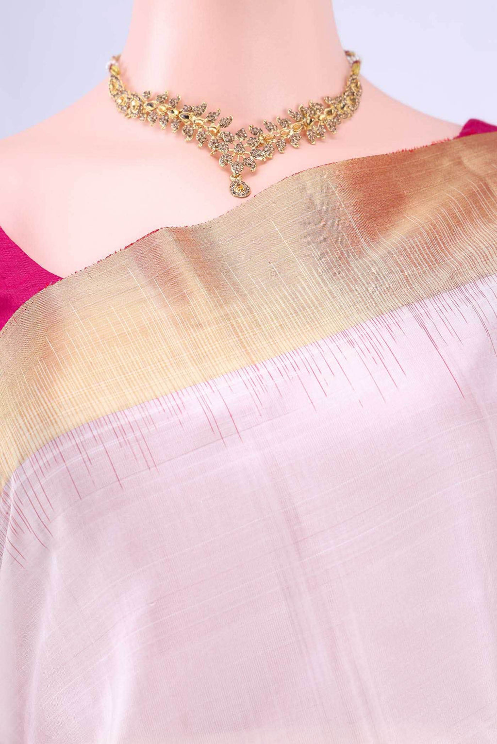 White Soft Silk Saree