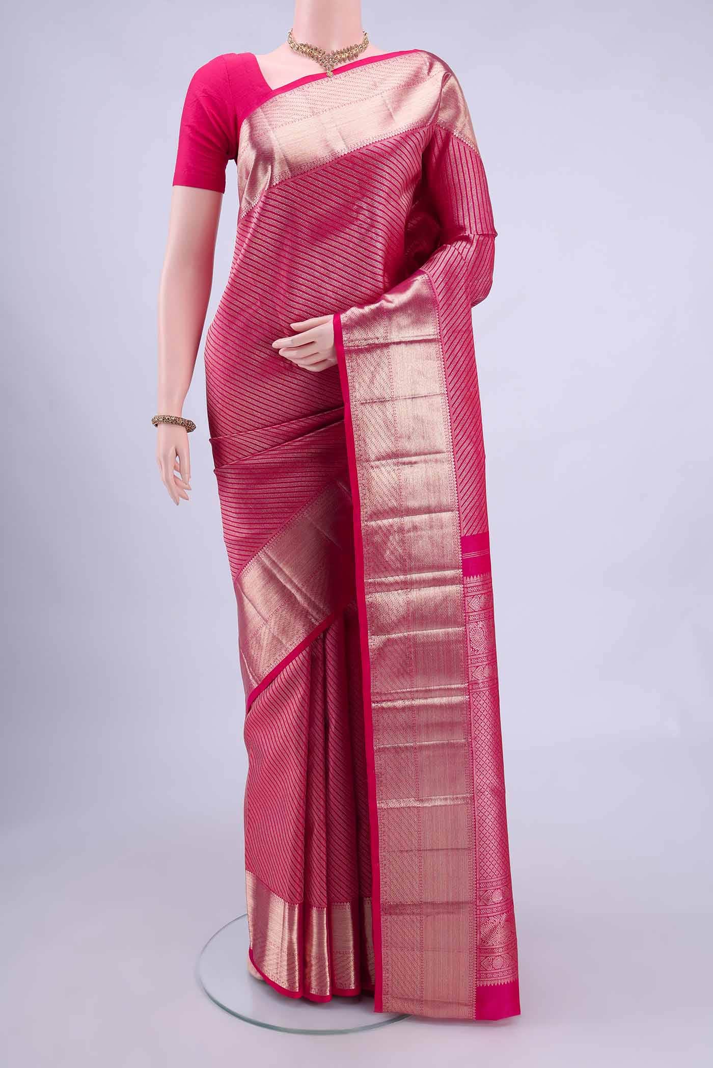 Imperial Red Kanchipuram Saree
