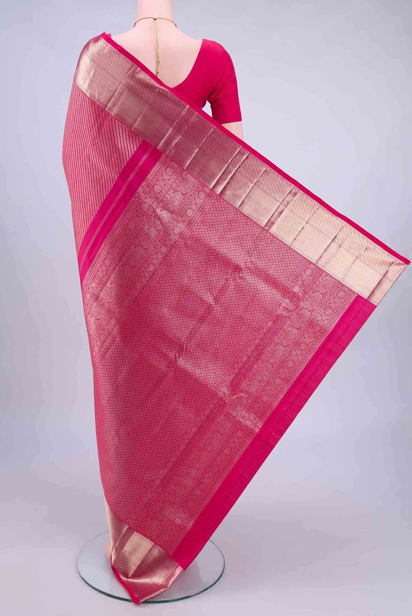 Imperial Red Kanchipuram Saree