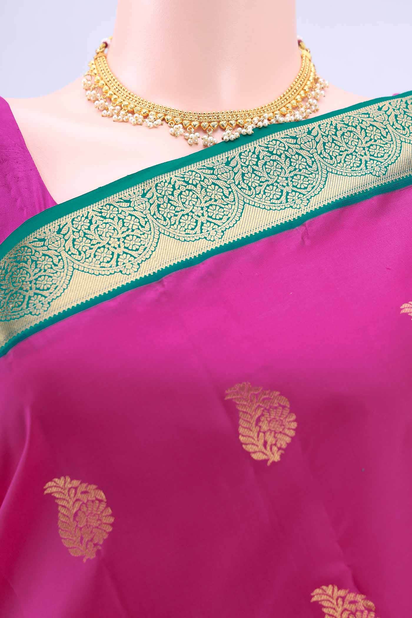 Rani Pink Nangavalli Silk [ Salem ] Saree