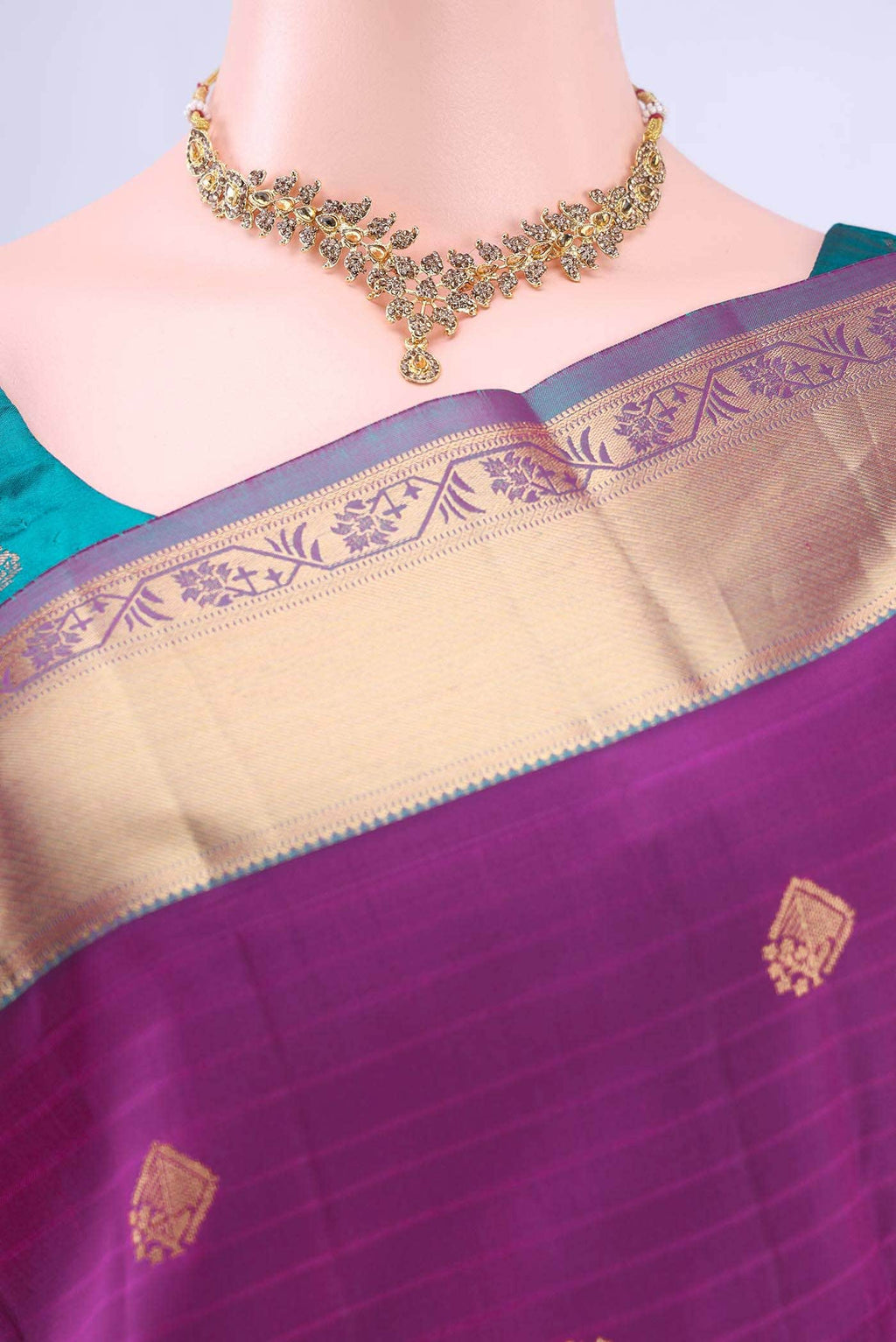 Magenta Nangavalli Silk [ Salem ] Saree