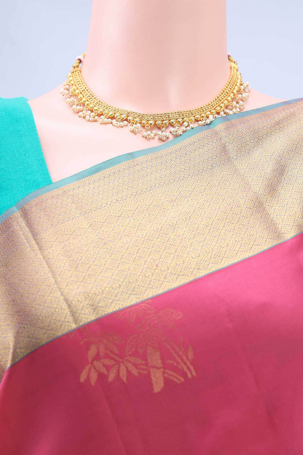 Pink Nangavalli Silk [ Salem ] Saree
