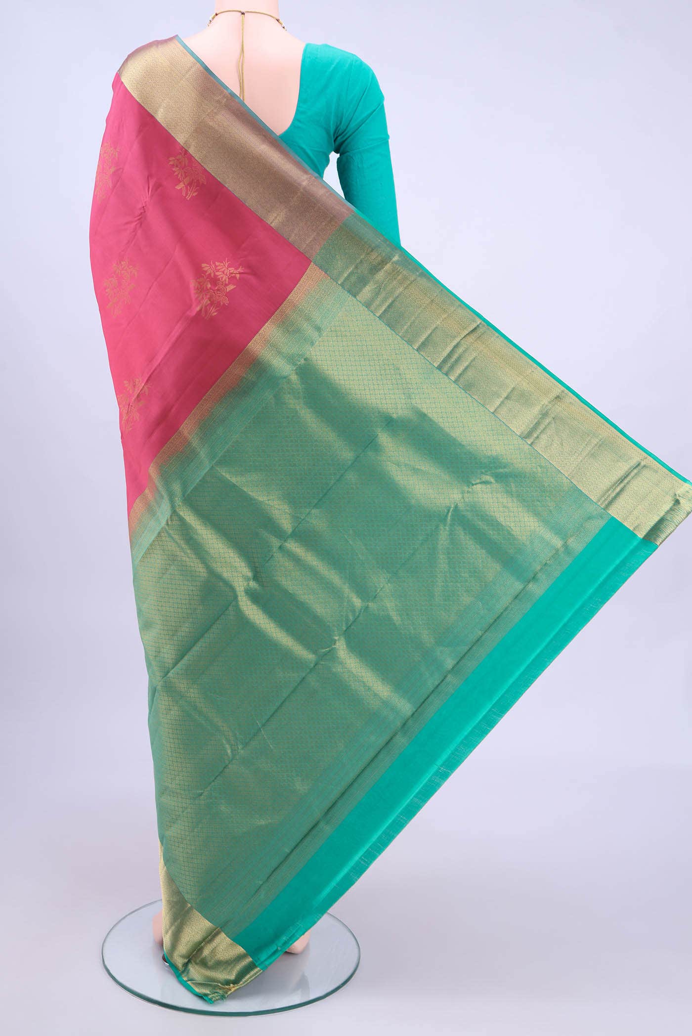 Pink Nangavalli Silk [ Salem ] Saree