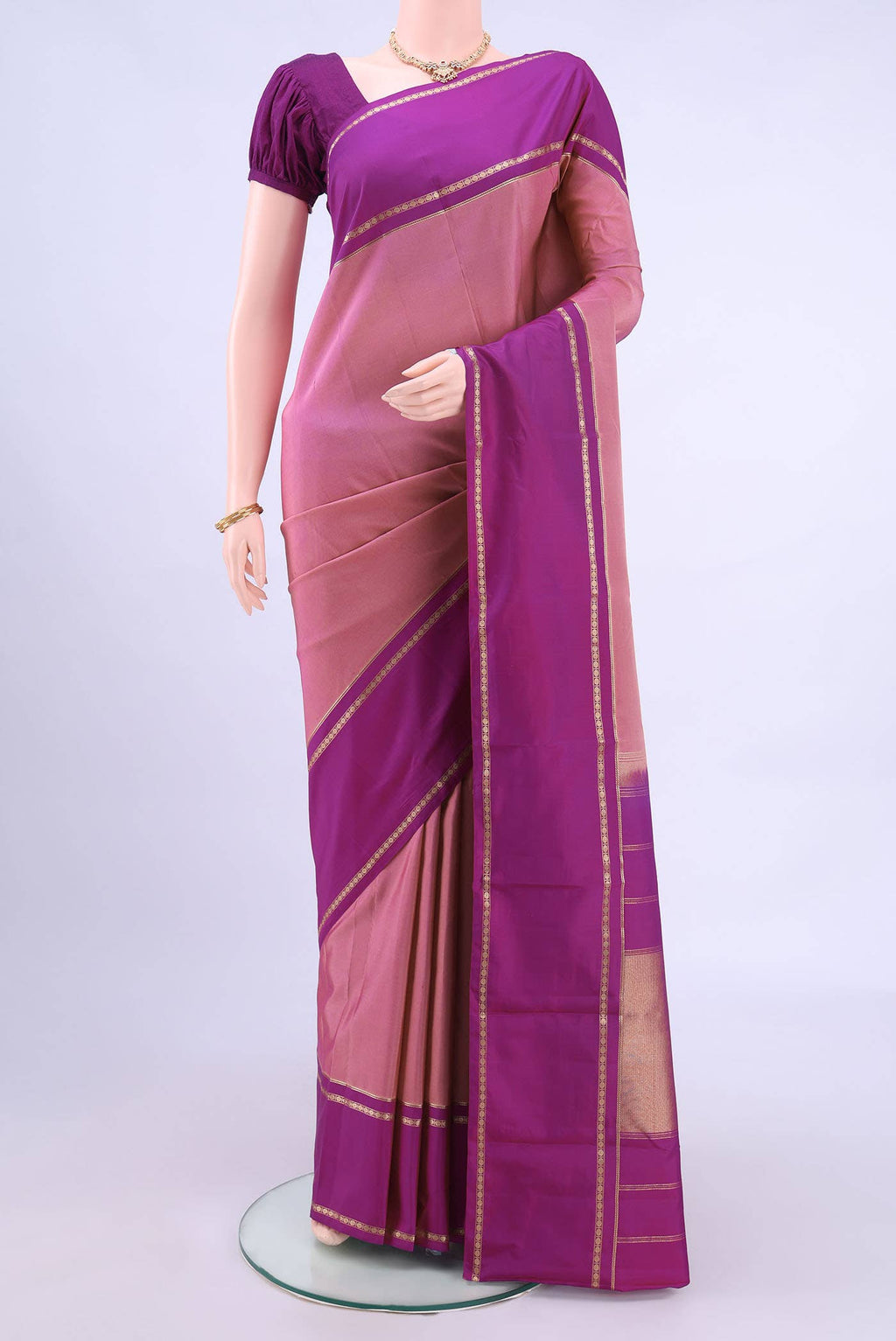Coral Nangavalli Silk [ Salem ] Saree