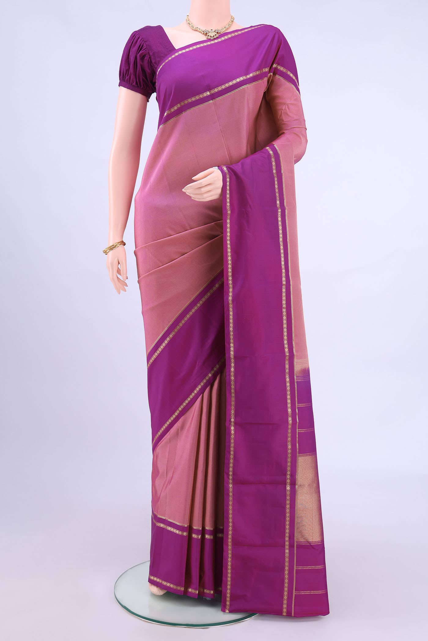 Coral Nangavalli Silk [ Salem ] Saree
