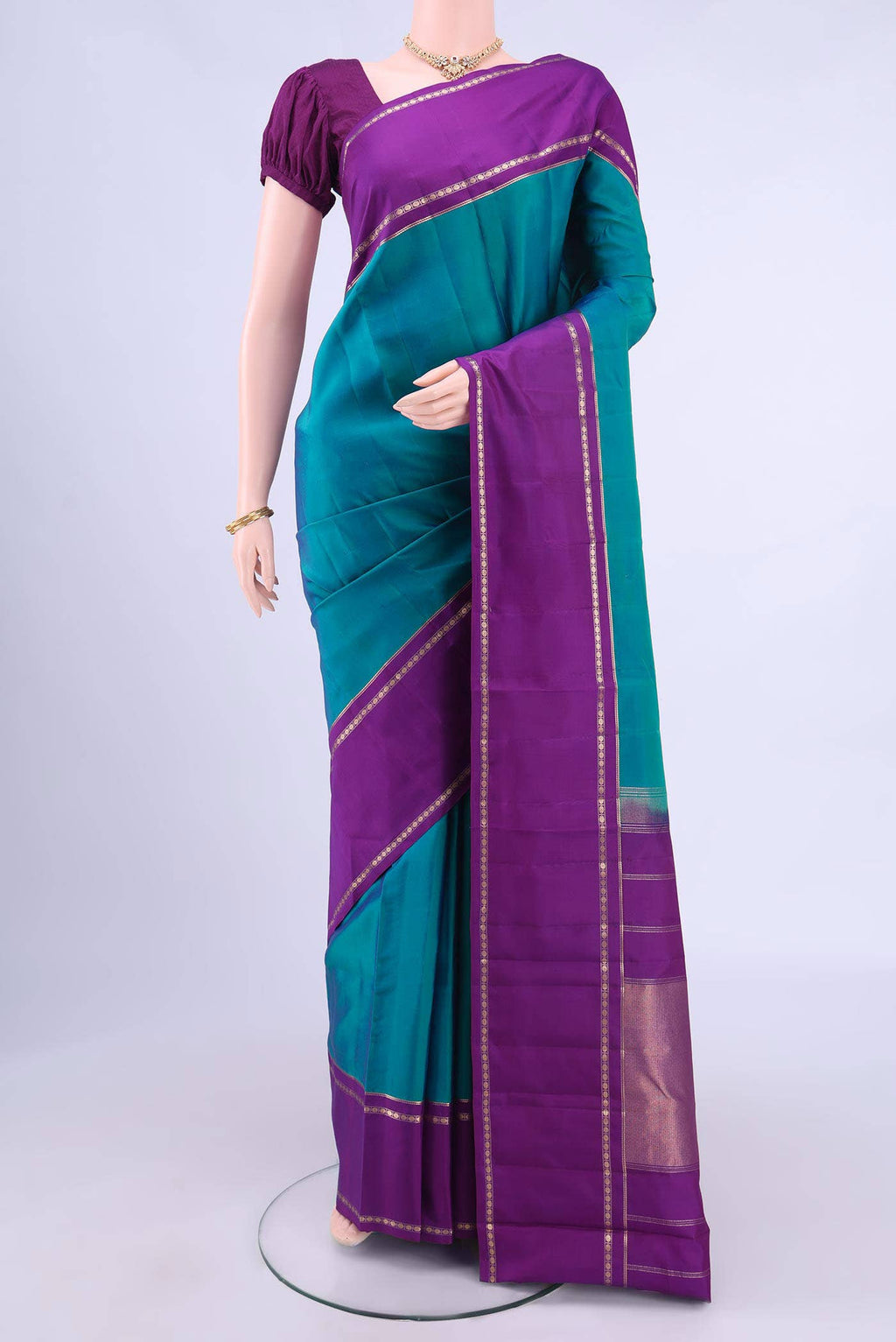no Dual Tone Nangavalli Silk [ Salem ] Saree