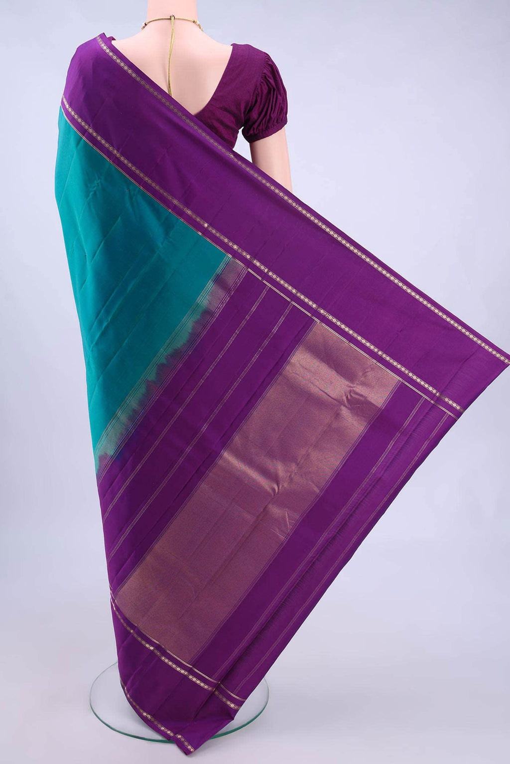 no Dual Tone Nangavalli Silk [ Salem ] Saree