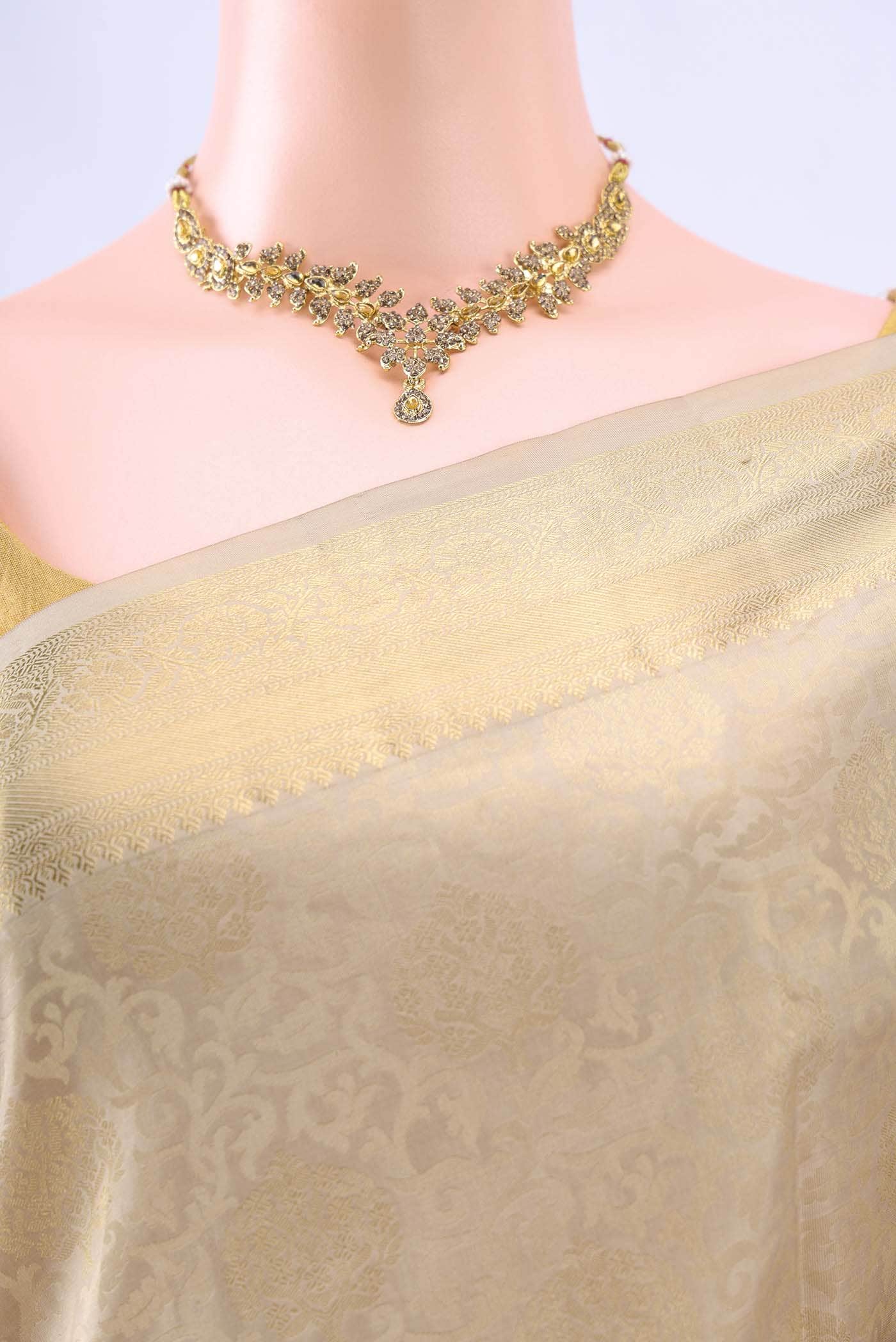 Beige Uppada Silk Saree