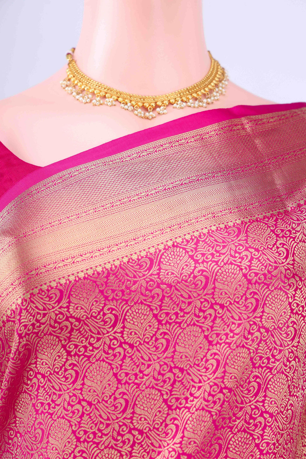 Pink Soft Silk Saree