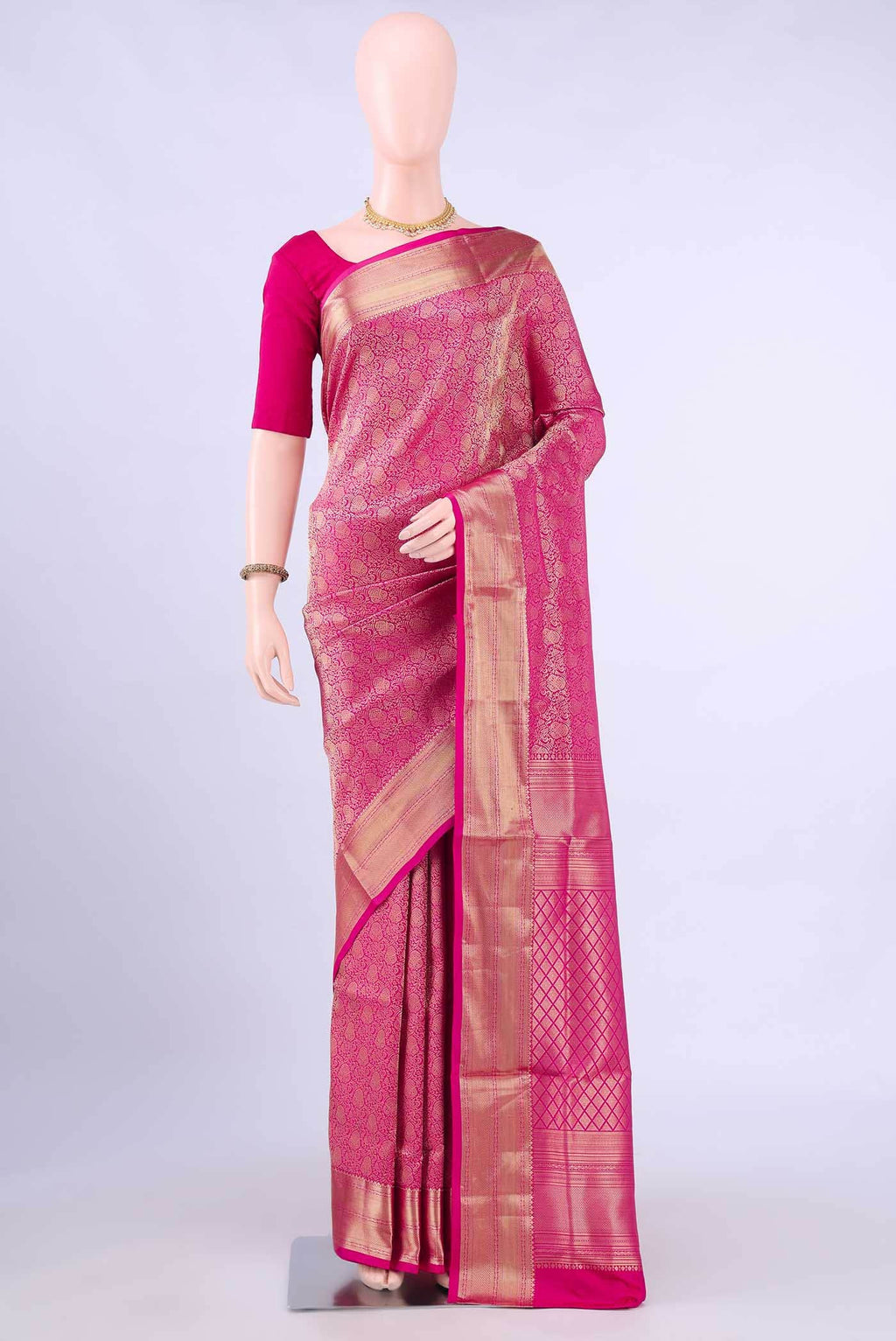 Pink Soft Silk Saree