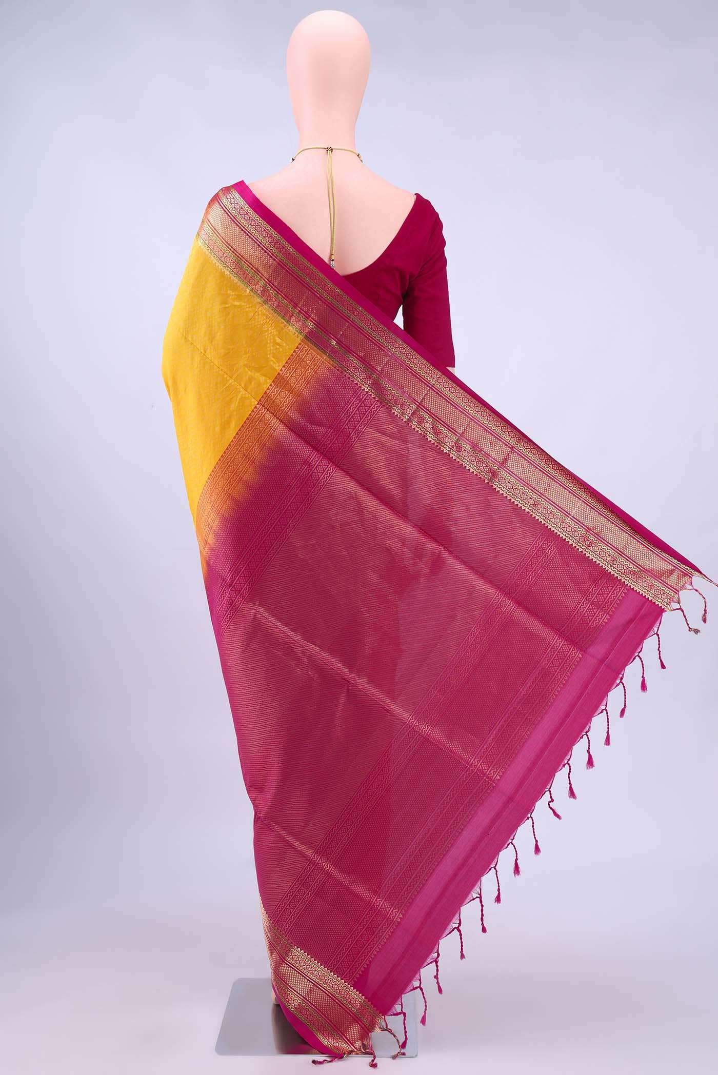 Yellow Soft Silk Saree