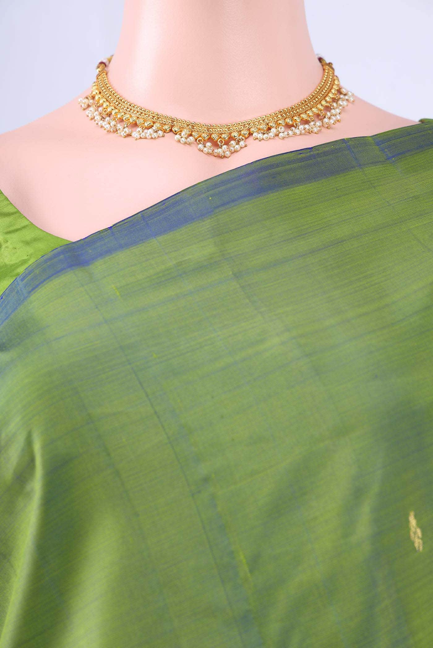 Green Kanchipuram Saree