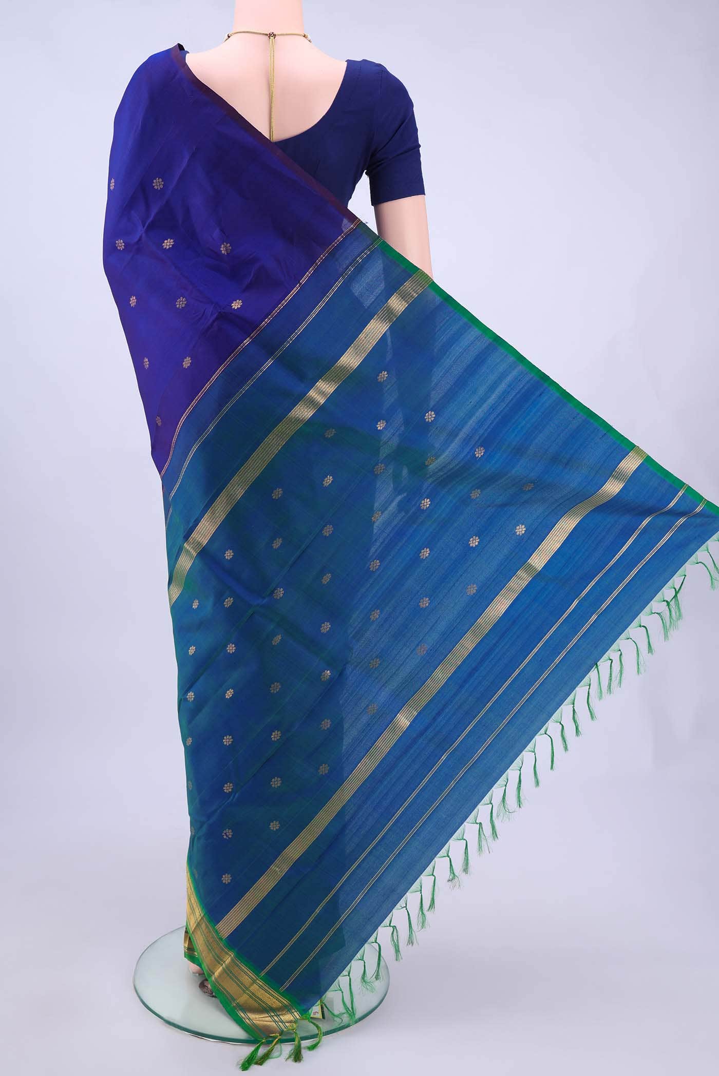 Royal Blue Kanchipuram Silk Saree