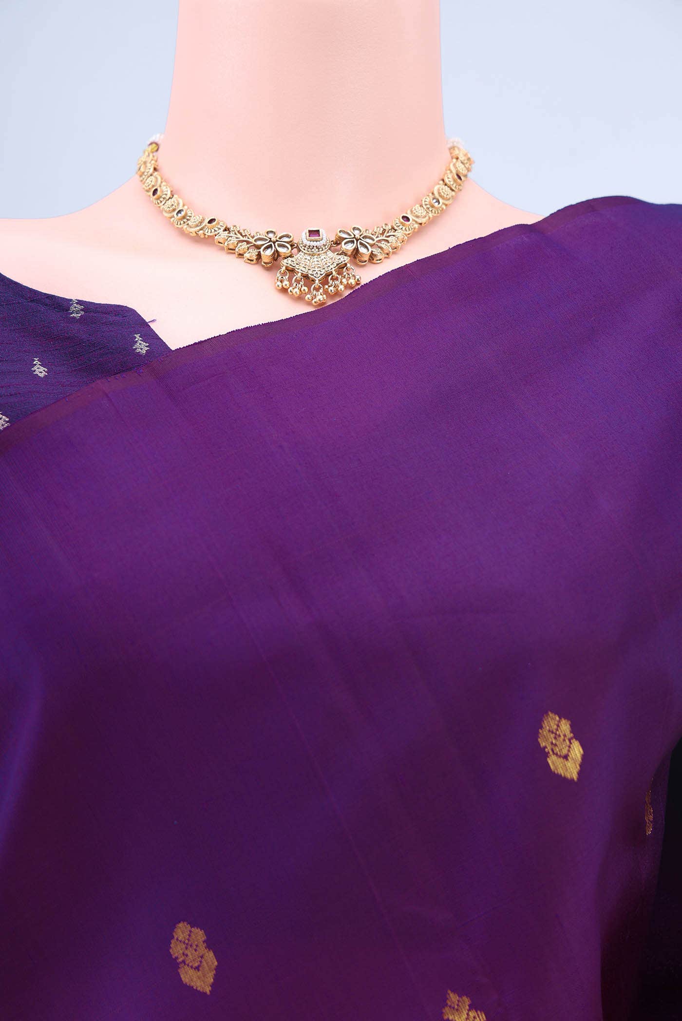 no Dual Tone Kanchipuram Silk Saree