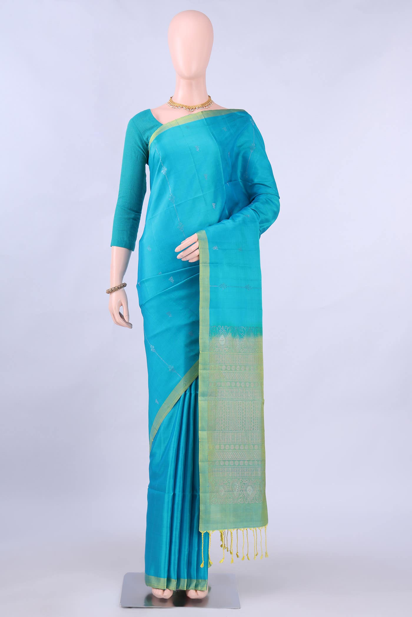 Blue Soft Silk Saree