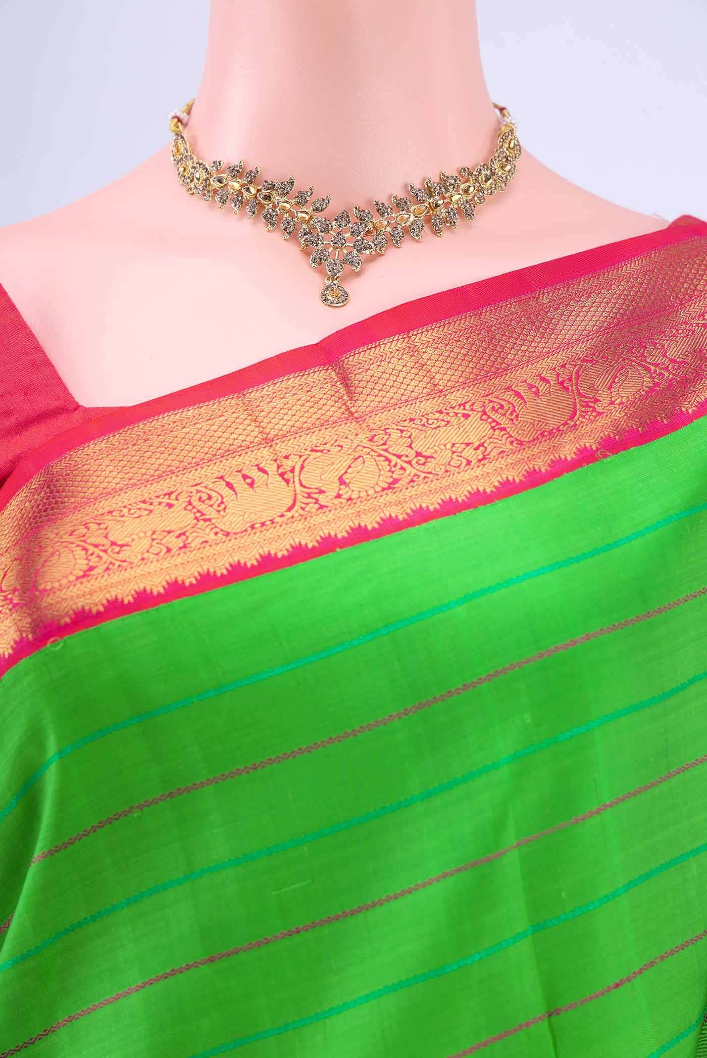 Green Kanchipuram Silk Saree