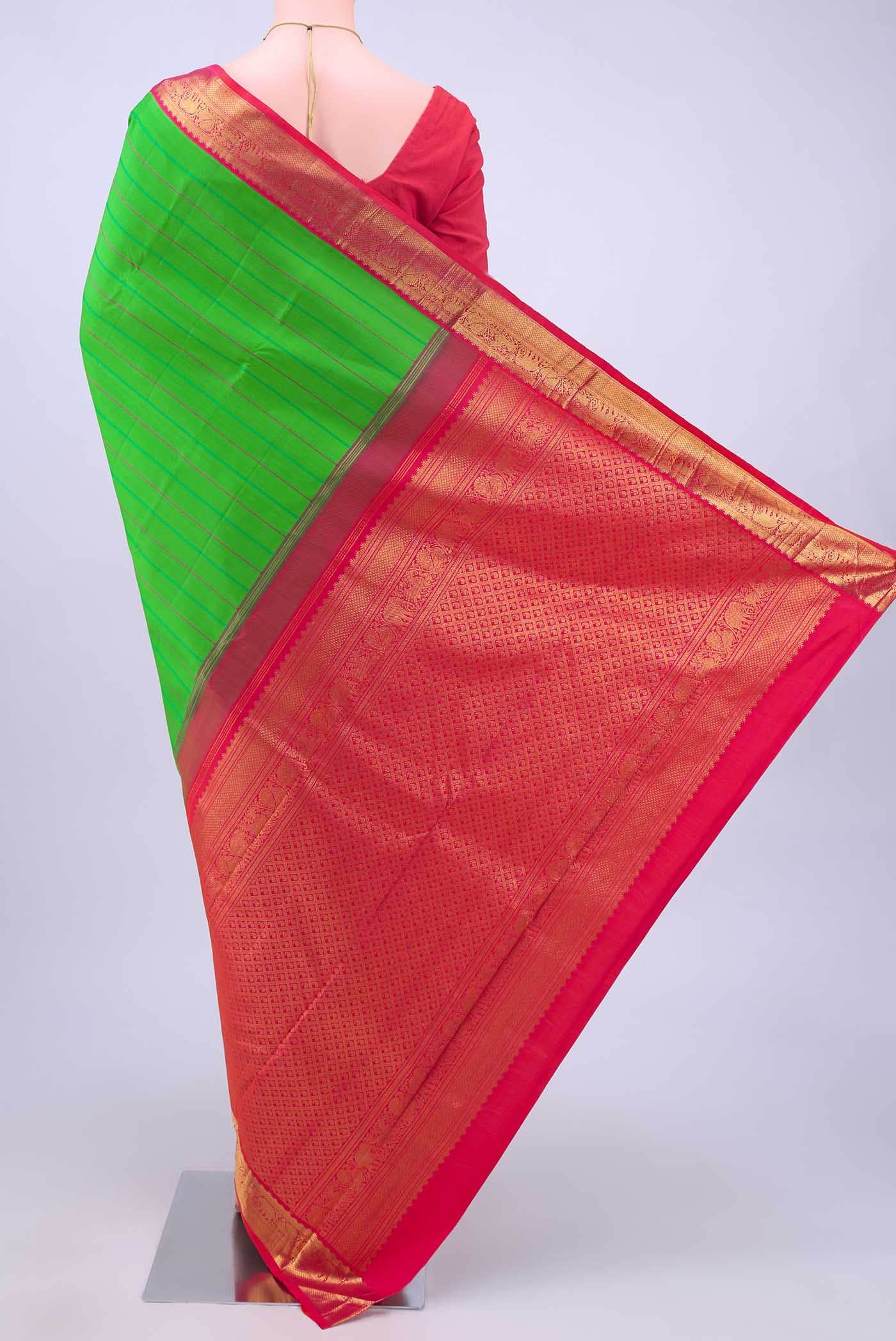 Green Kanchipuram Silk Saree
