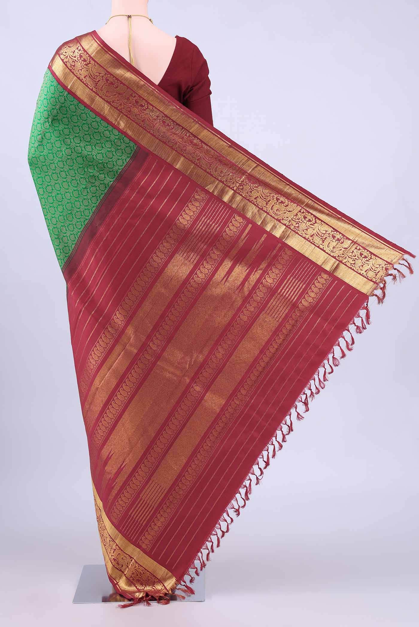 Green Kanchipuram Silk Saree