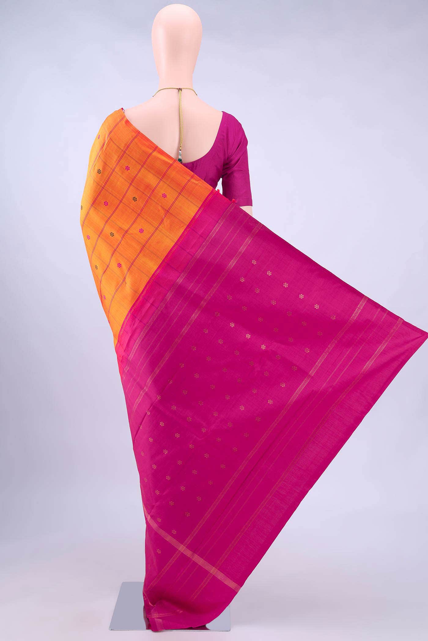 Yellow Kanchipuram Saree